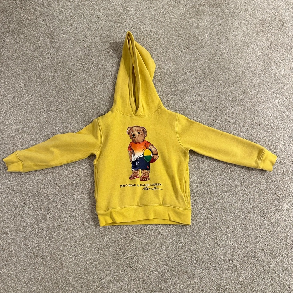 Polo by Ralph Lauren Kids Hoodie in Bright Yellow